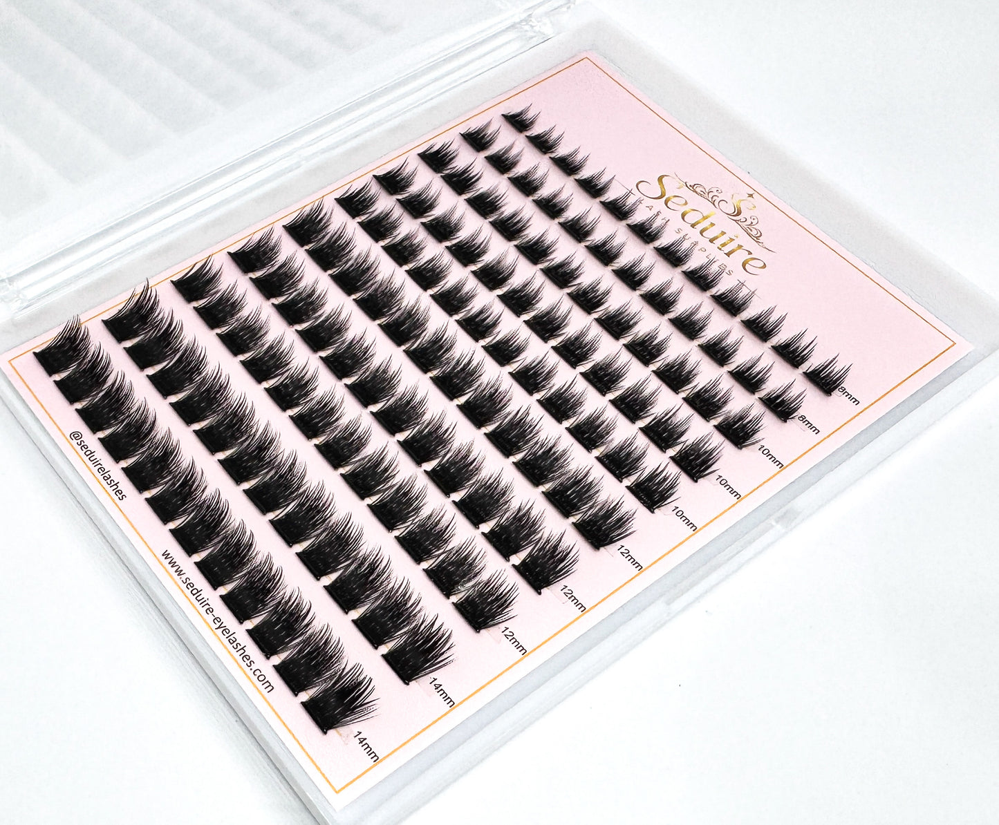 Pre Glued Cluster Lashes DIY Press On Eyelashes Self Adhesive