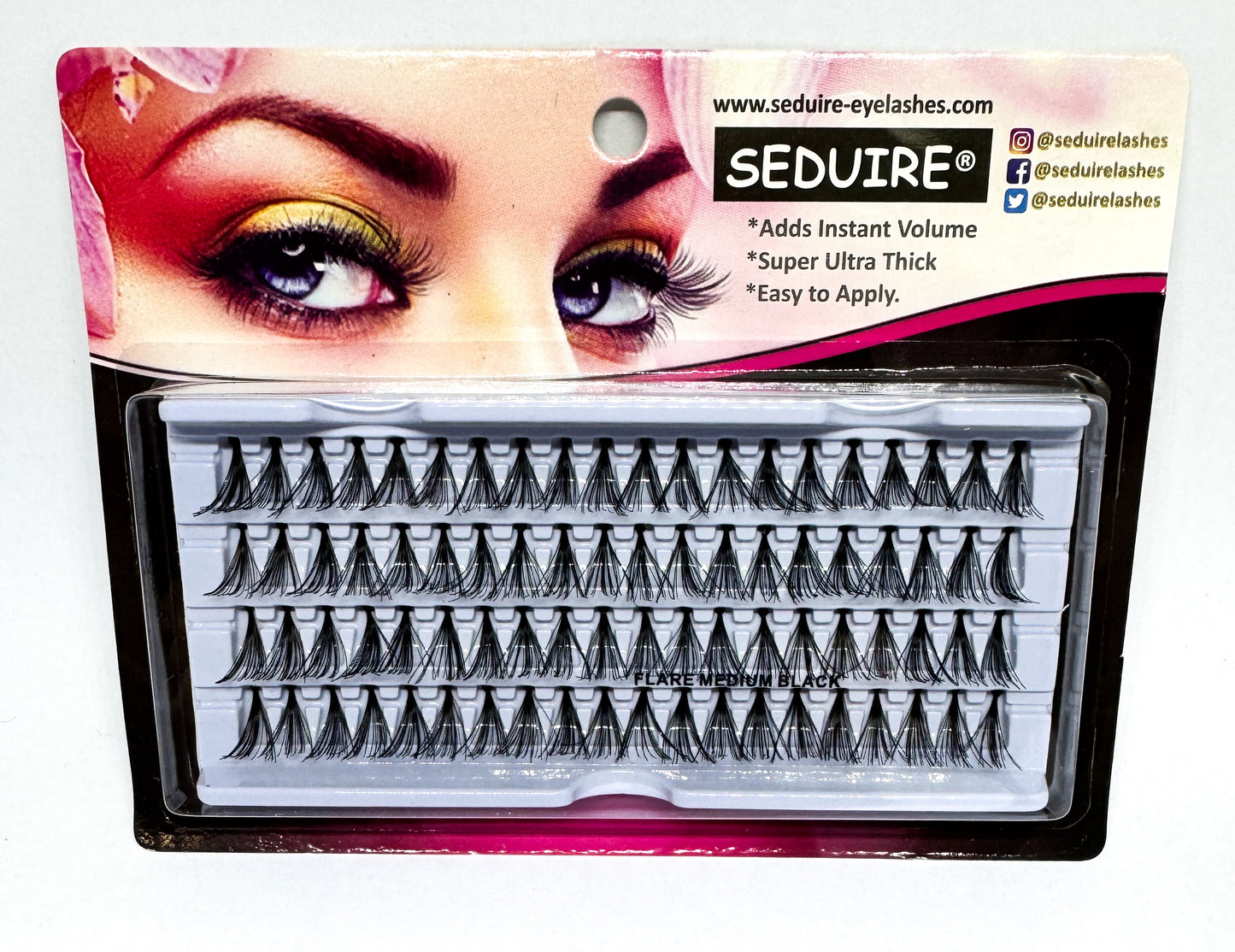 5/10/15 Pack BUNDLE - Cluster Flare Lashes Super Thick Full Volume
