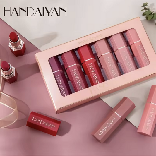 6pcs Matte Lipstick Kit