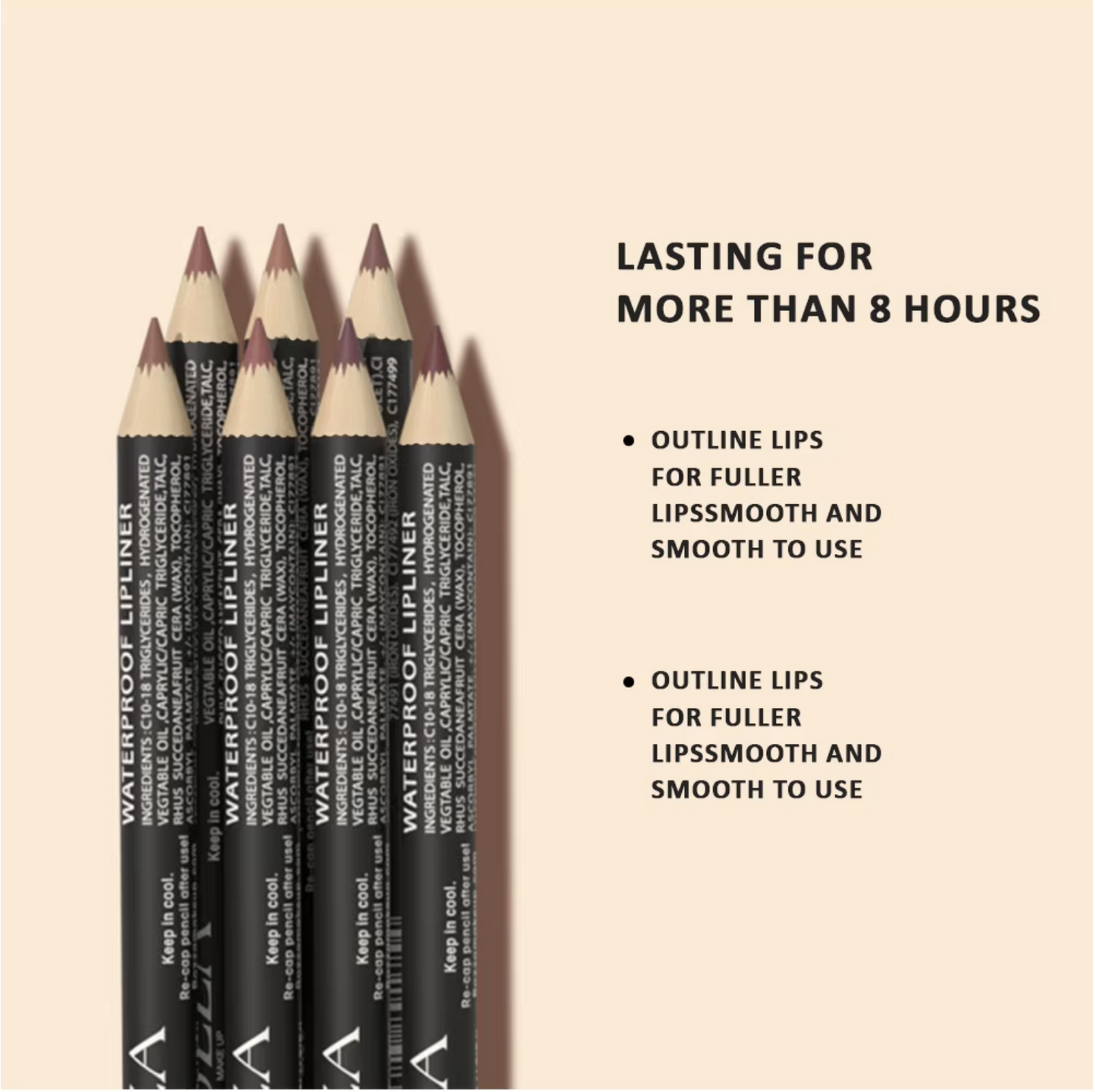 6pcs Set Matte Lip Liner