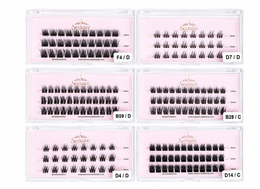 DIY Extension Lashes Premium Fluffy Cluster Eyelashes