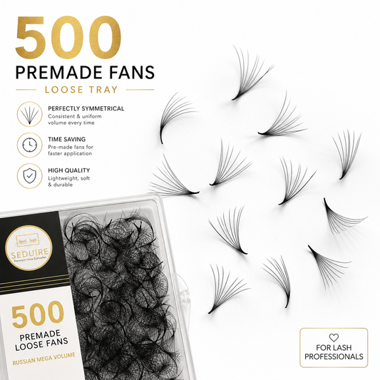 10D Premade Fans Loose 500 Fans Lashes