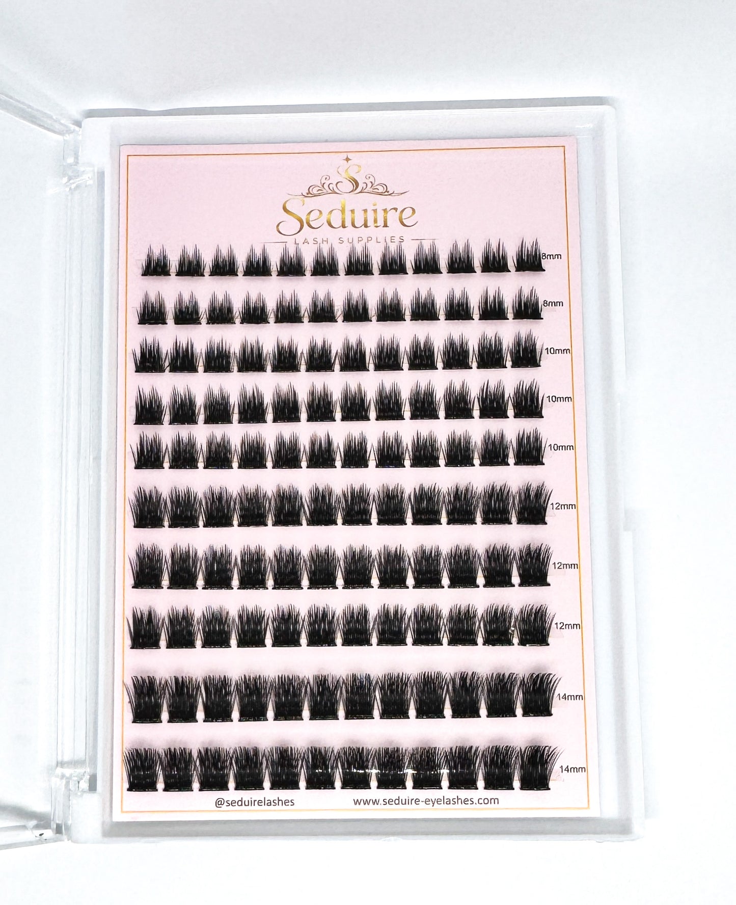 Pre Glued Cluster Lashes DIY Press On Eyelashes Self Adhesive