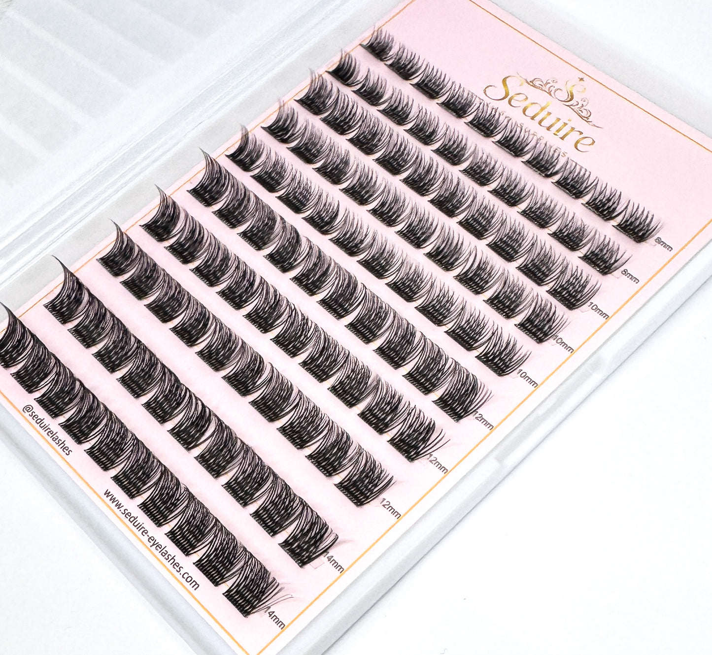 Pre Glued Cluster Lashes DIY Press On Eyelashes Self Adhesive
