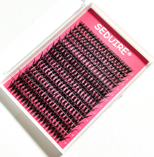 DIY Lashes Cluster Eyelashes Individual Extensions Russian Volume Fan 240Pcs