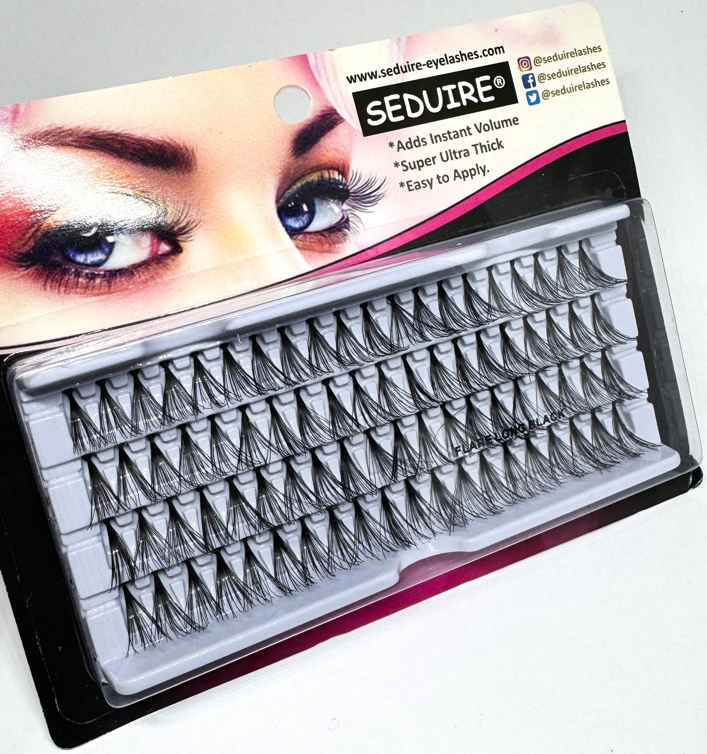 5/10/15 Pack BUNDLE - Cluster Flare Lashes Super Thick Full Volume
