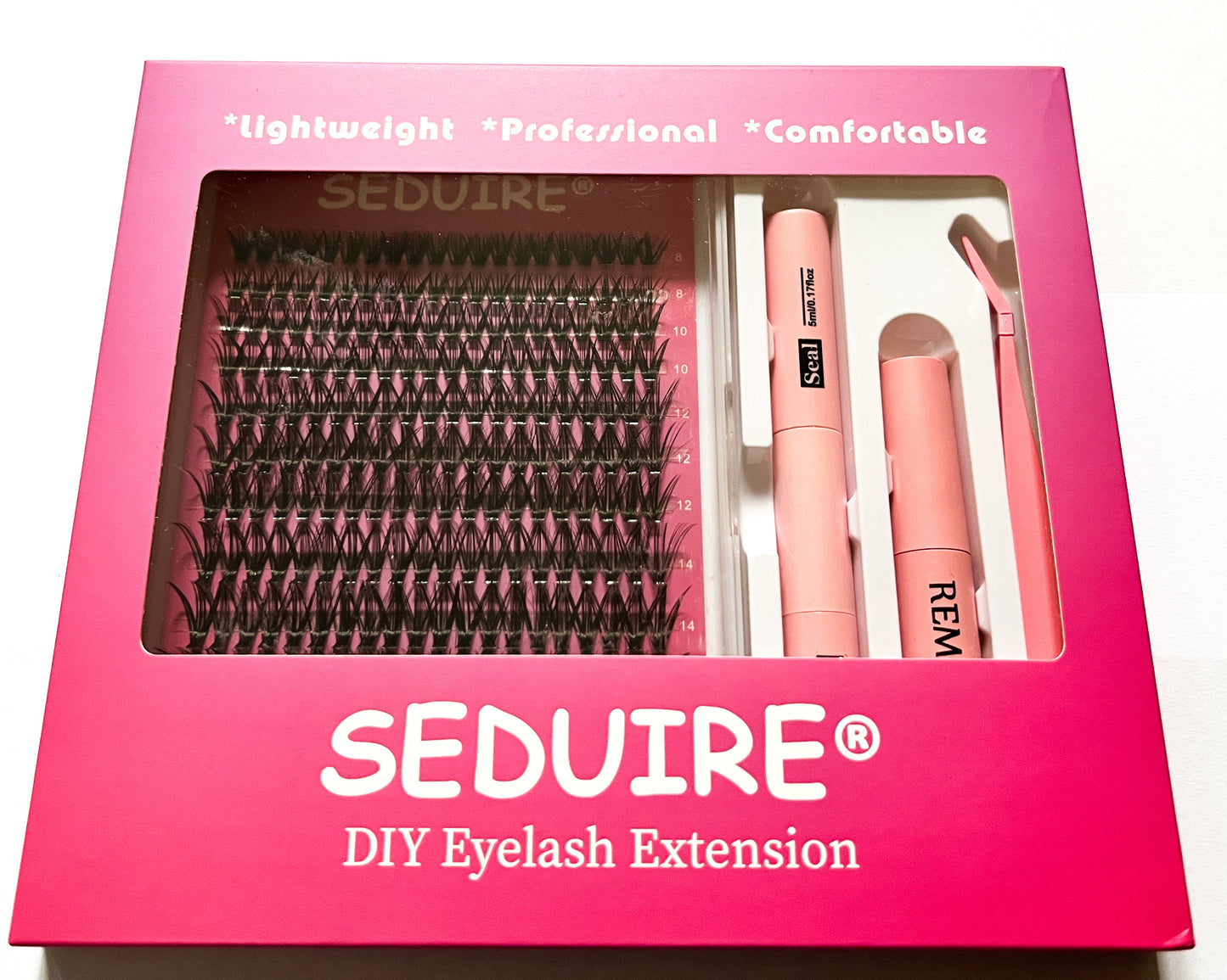 DIY Cluster Eyelash Extensions Kit Individual Lashes Russian Volume Fans 240pcs
