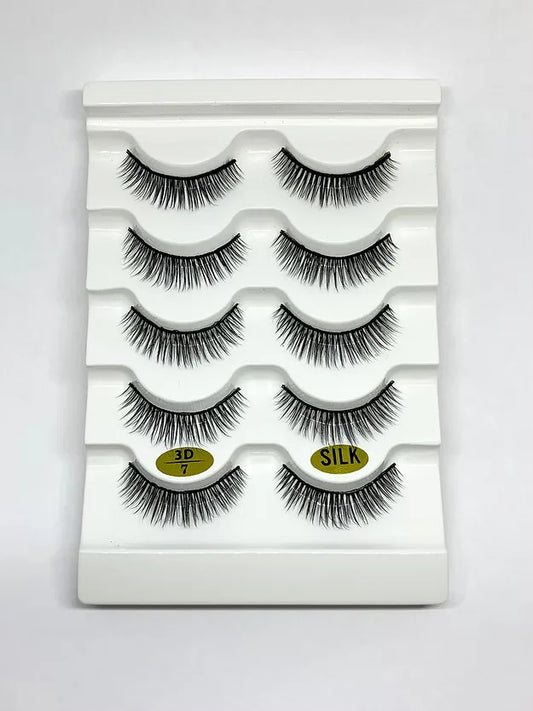 5 Pairs 3D Strip Lashes