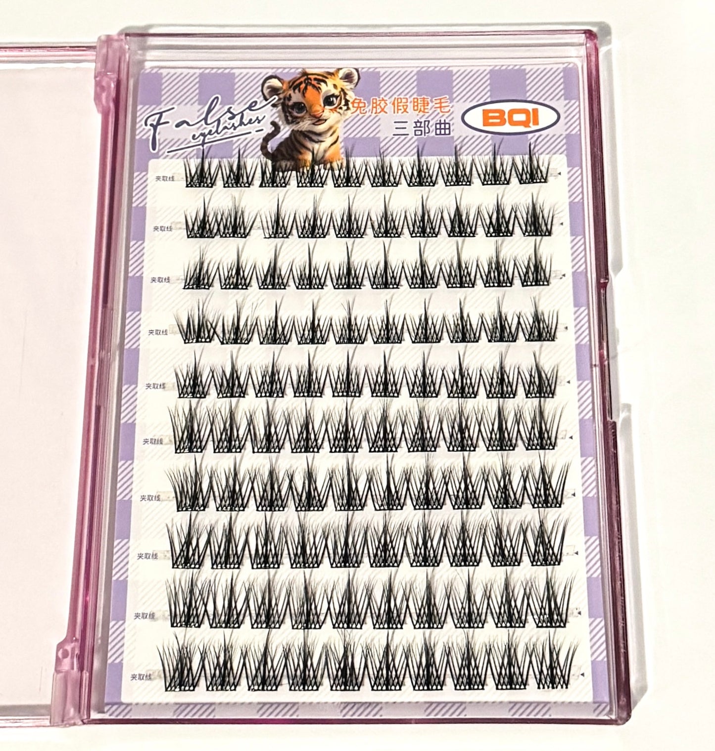 Self Adhesive Cluster Lashes DIY Press On Eyelashes