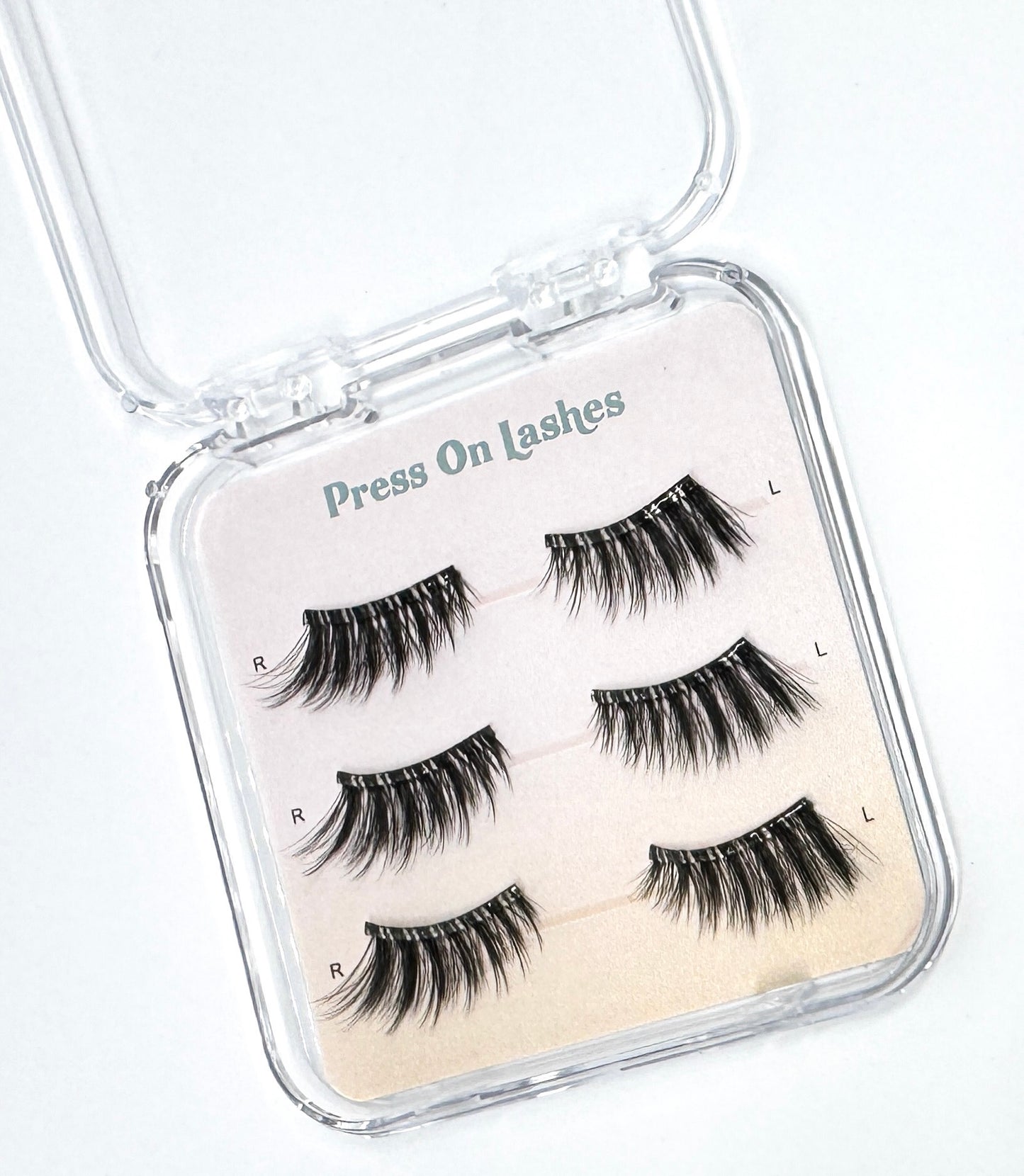 Pre-Glued Half Lashes Press-On Self Adhesive Eyelashes 3D DIY Extensions
