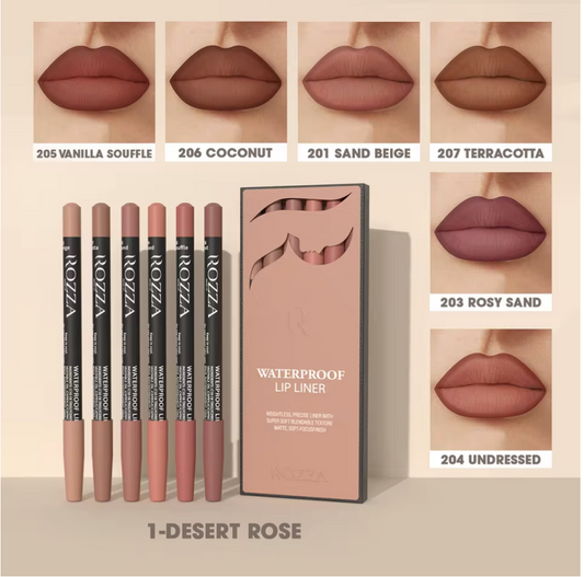 6pcs Set Matte Lip Liner