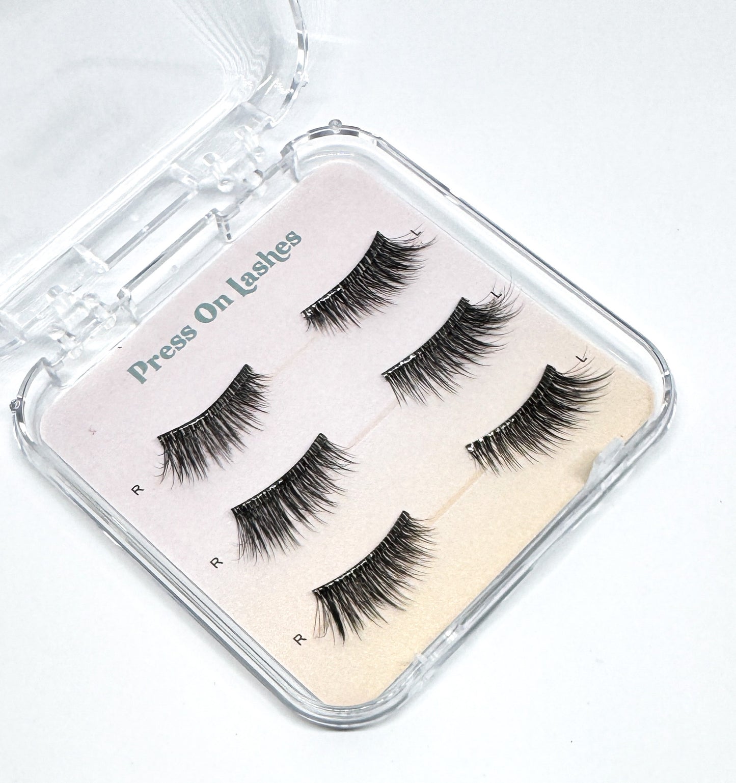 Pre-Glued Half Lashes Press-On Self Adhesive Eyelashes 3D DIY Extensions