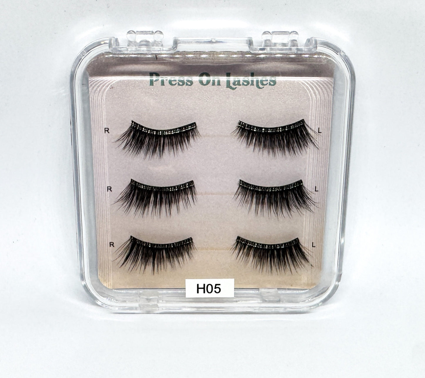 Pre-Glued Half Lashes Press-On Self Adhesive Eyelashes 3D DIY Extensions