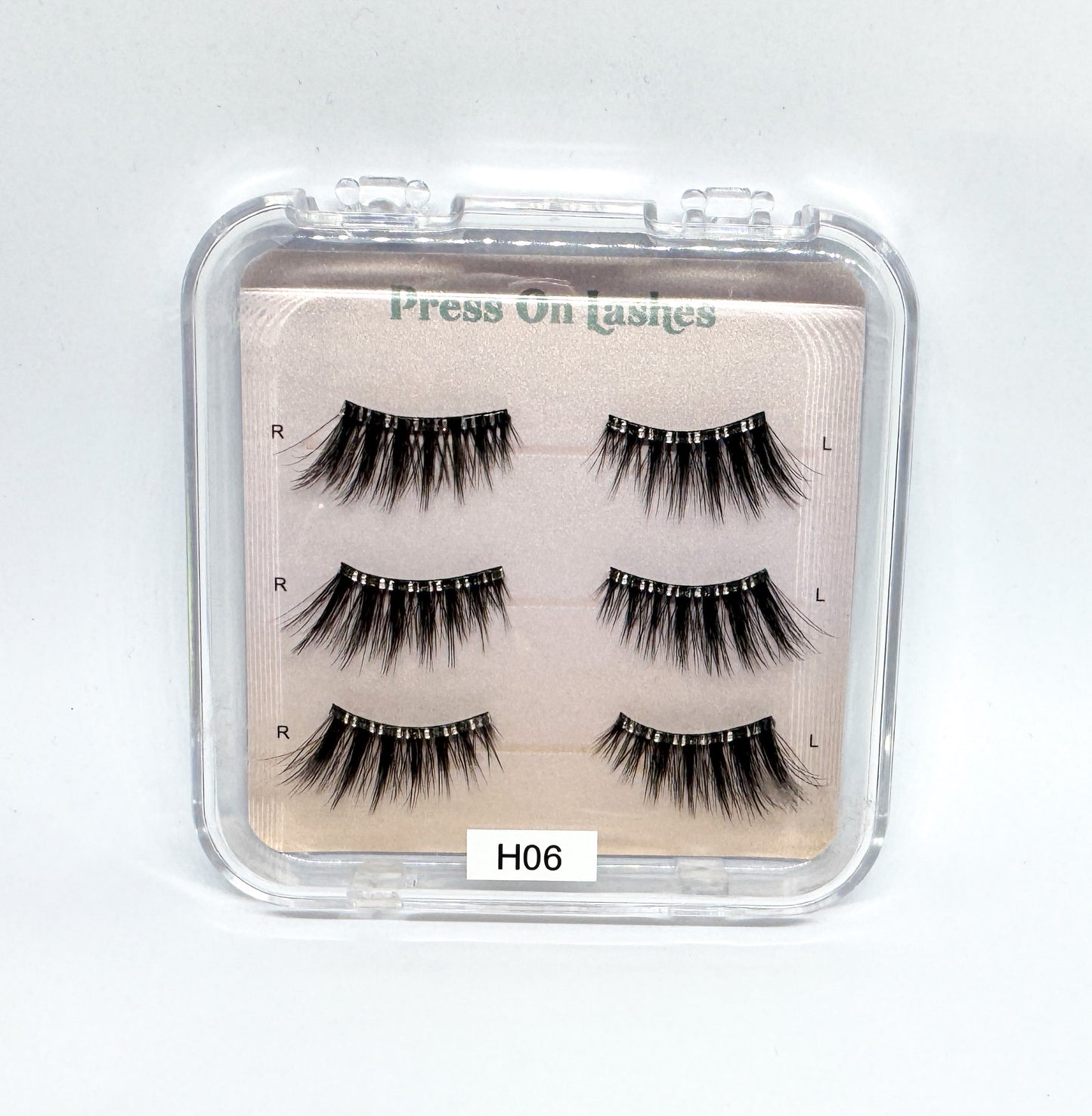 Pre-Glued Half Lashes Press-On Self Adhesive Eyelashes 3D DIY Extensions