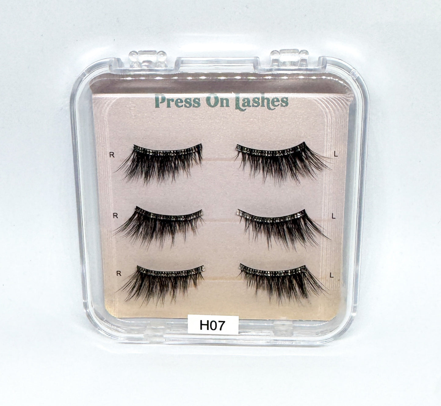 Pre-Glued Half Lashes Press-On Self Adhesive Eyelashes 3D DIY Extensions