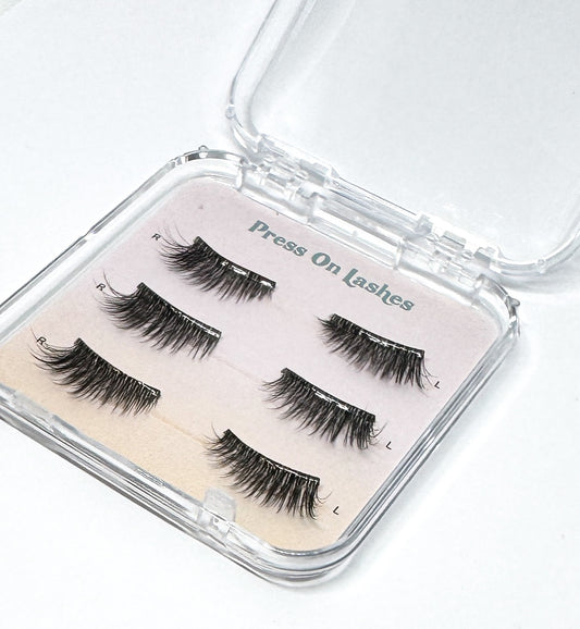 Press On Half Lashes Premium Fluffy 3D Self Adhesive Lashes