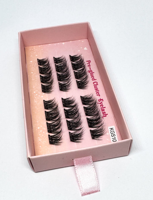 Press On Lashes Premium Fluffy 3D Self Adhesive Lashes