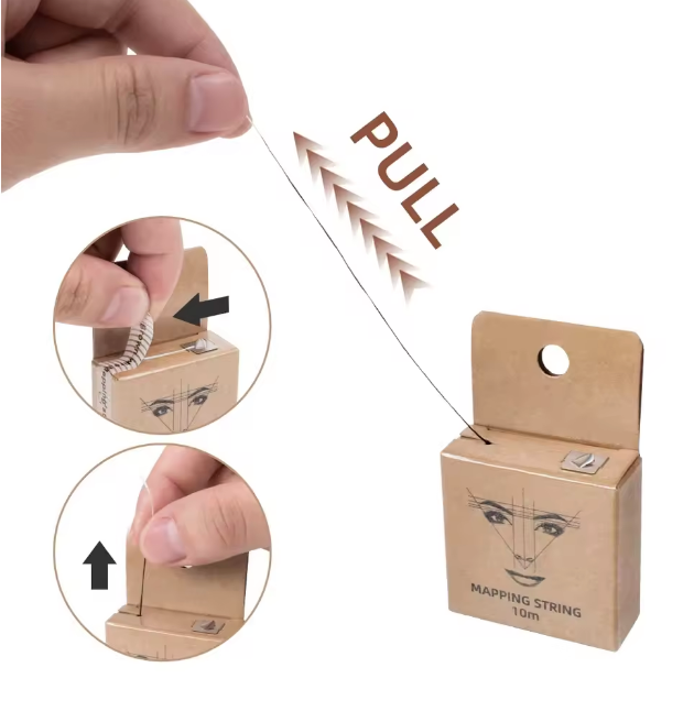 10M Microblading Pre Inked Eyebrow Mapping String