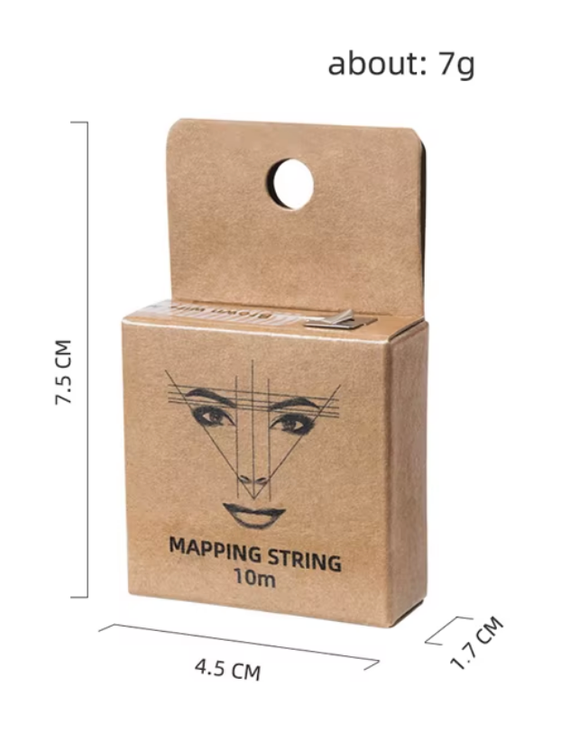 10M Microblading Pre Inked Eyebrow Mapping String