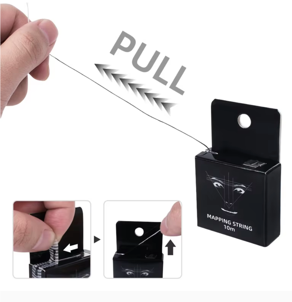 10M Microblading Pre Inked Eyebrow Mapping String